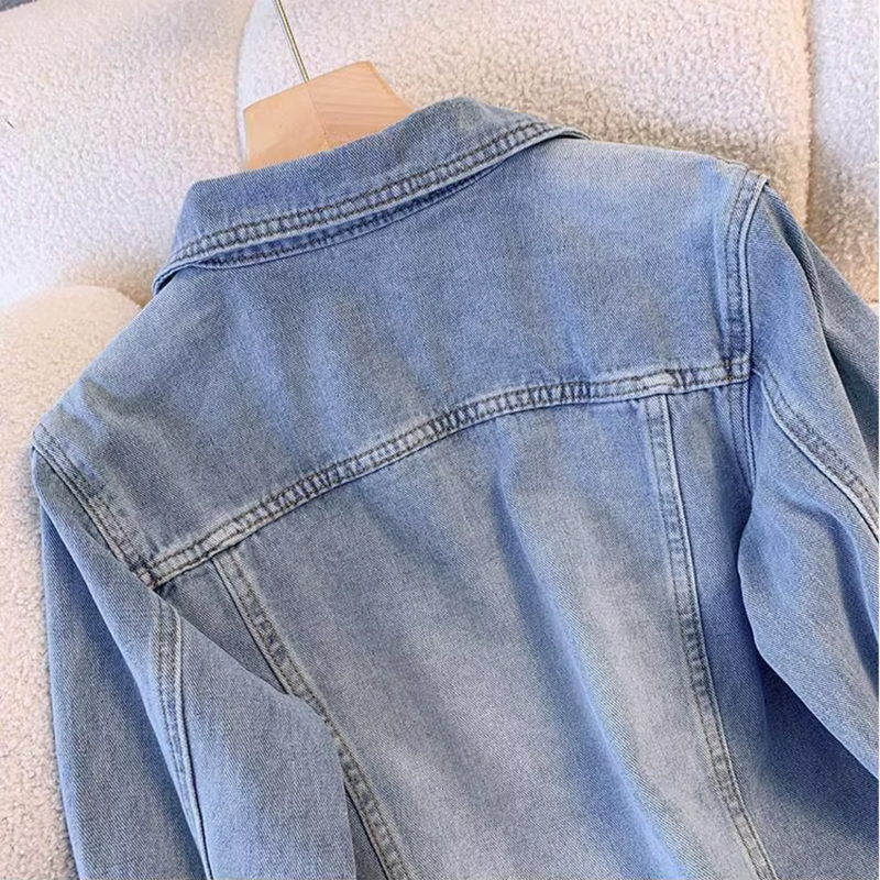 Jaqueta Jeans Feminina Clássica