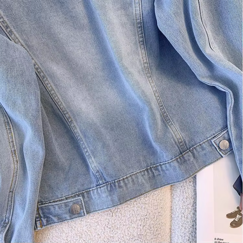 Jaqueta Jeans Feminina Clássica