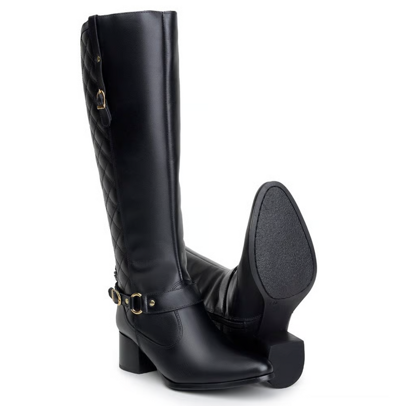 Bota Feminina de Montaria em Couro Legítimo - ÚLTIMAS UNIDADES!