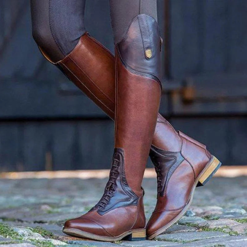 Bota de Couro Equitação Feminina - ÚLTIMAS UNIDADES!