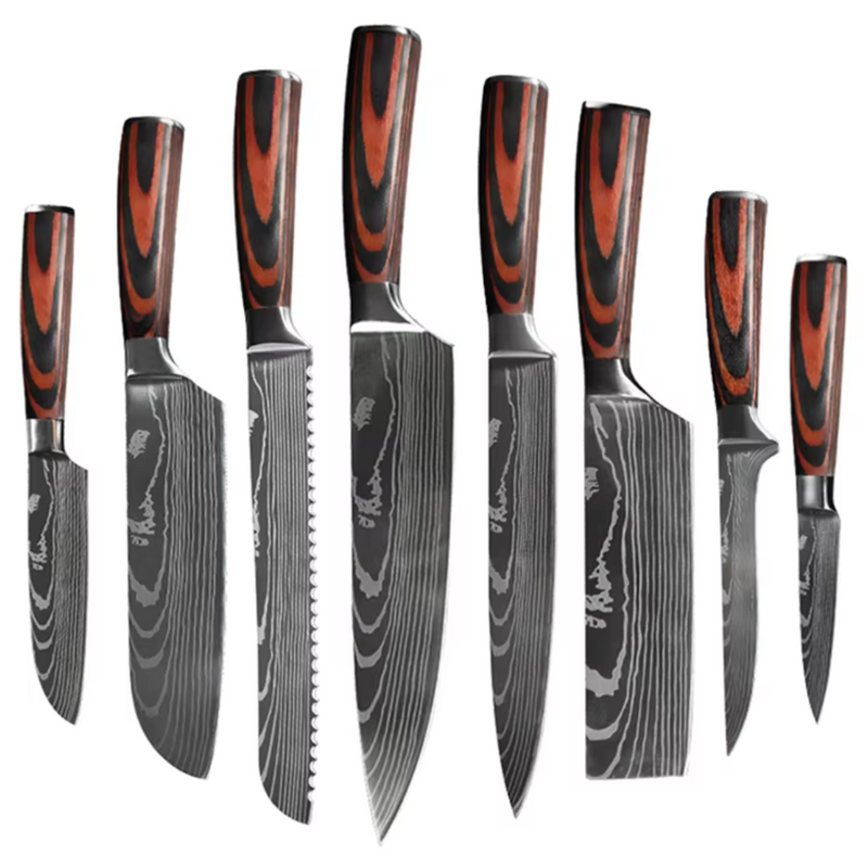 Conjunto de Facas Profissional - 8 peças