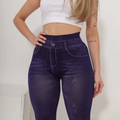 Legging de Academia Imita Jeans Empina Bumbum Premium