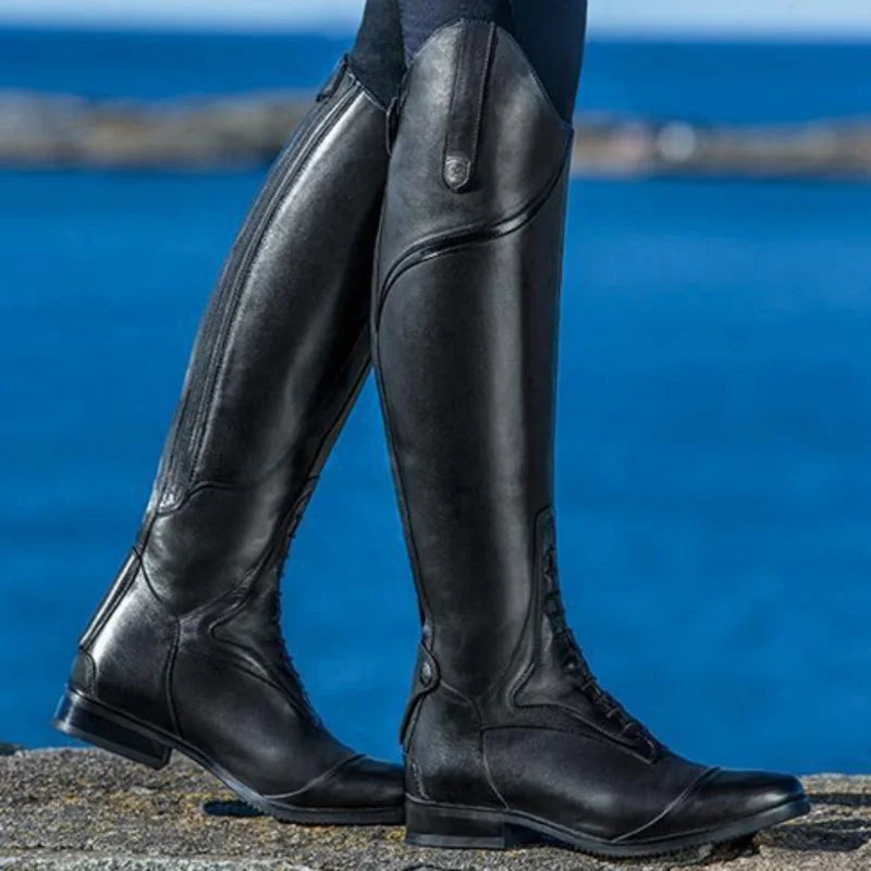 Bota de Couro Equitação Feminina - ÚLTIMAS UNIDADES!