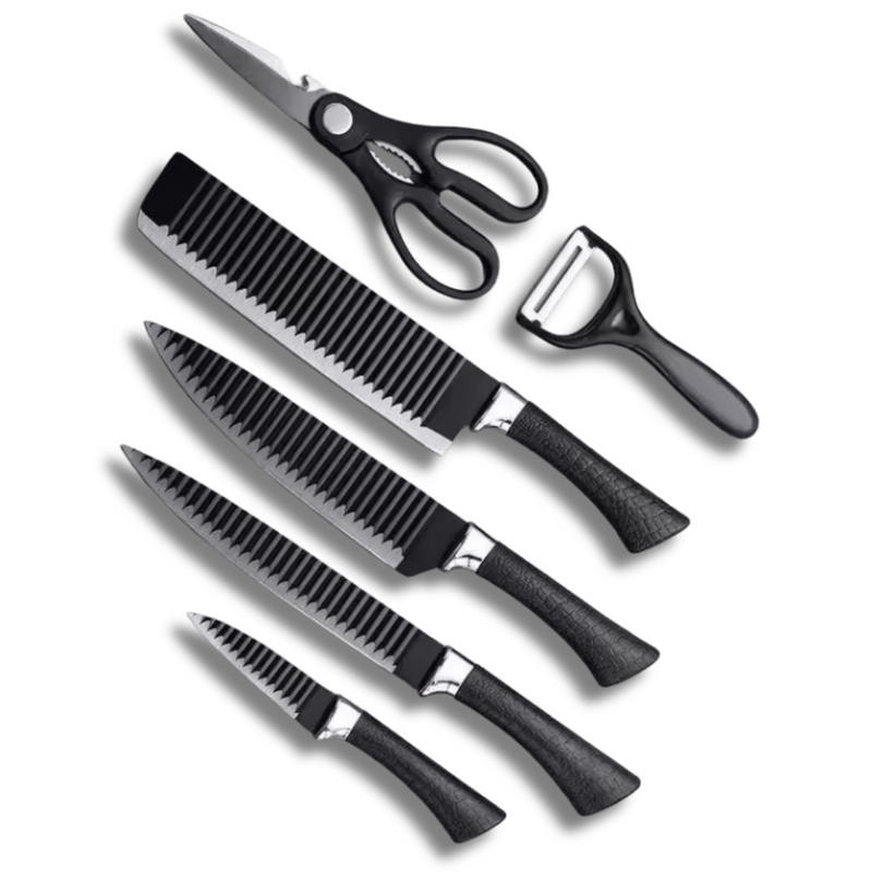 Conjunto de Ferramentas Essenciais para Cozinha - 6 Peças