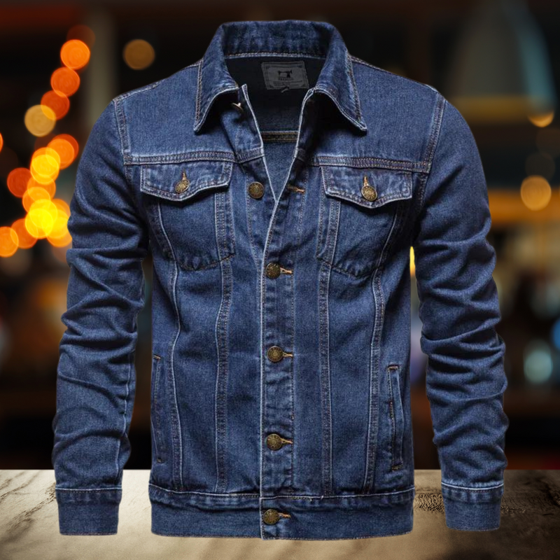 Jaqueta Jeans Masculina - Design Europeu - OFERTA ESPECIAL!