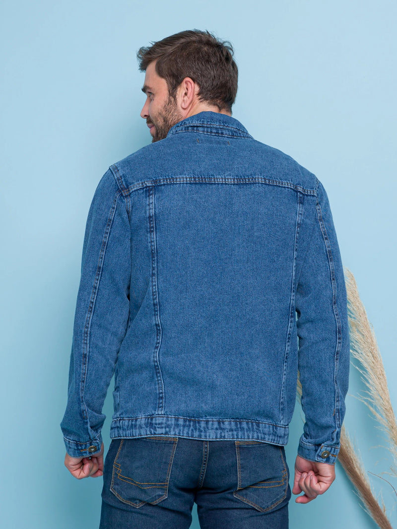 Jaqueta Jeans Masculina - Design Europeu - OFERTA ESPECIAL!
