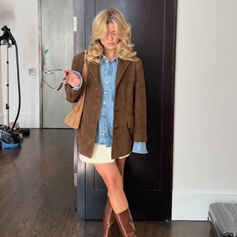 Blazer Camurça Elegance