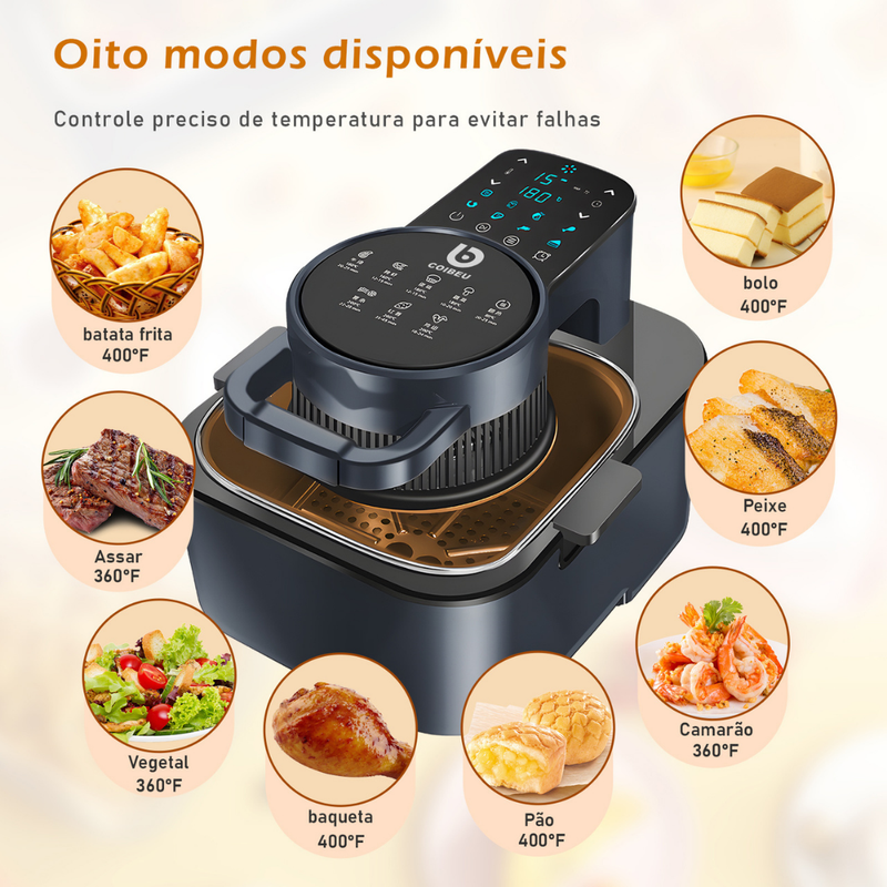Air Fryer Inteligente - 7 litros