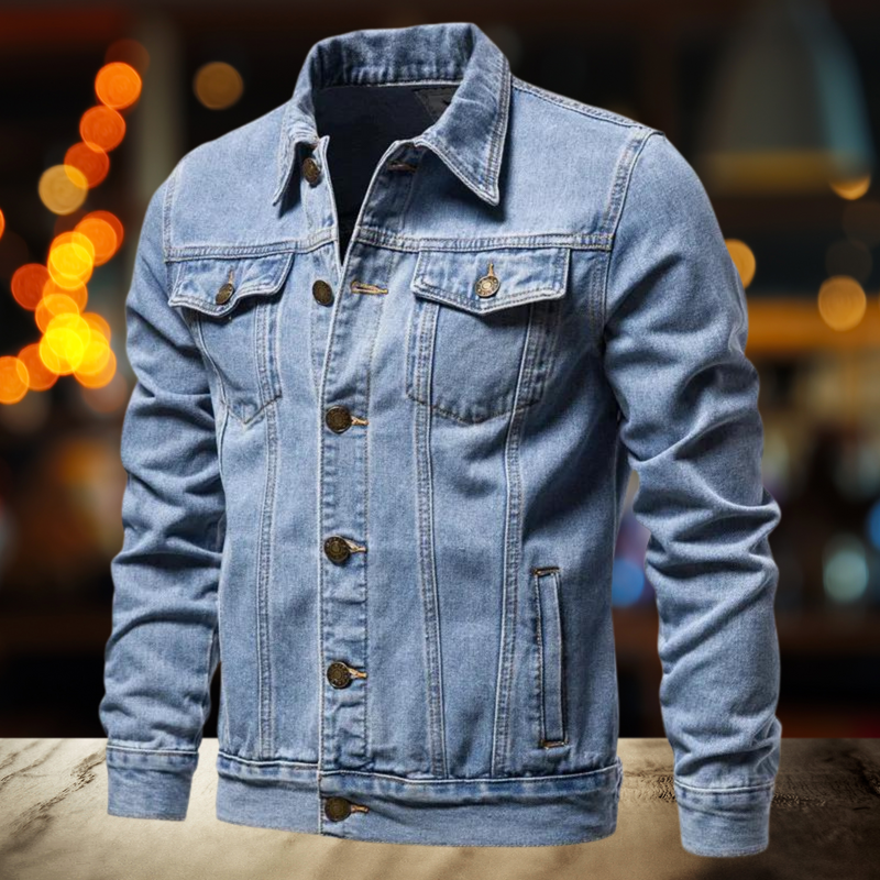 Jaqueta Jeans Masculina - Design Europeu - OFERTA ESPECIAL!