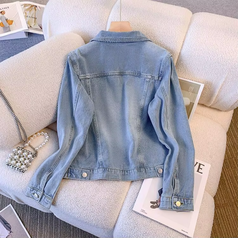 Jaqueta Jeans Feminina Clássica