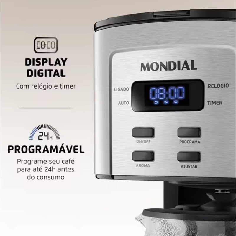 Cafeteira Inteligente Mondial Dolce Arome Digital