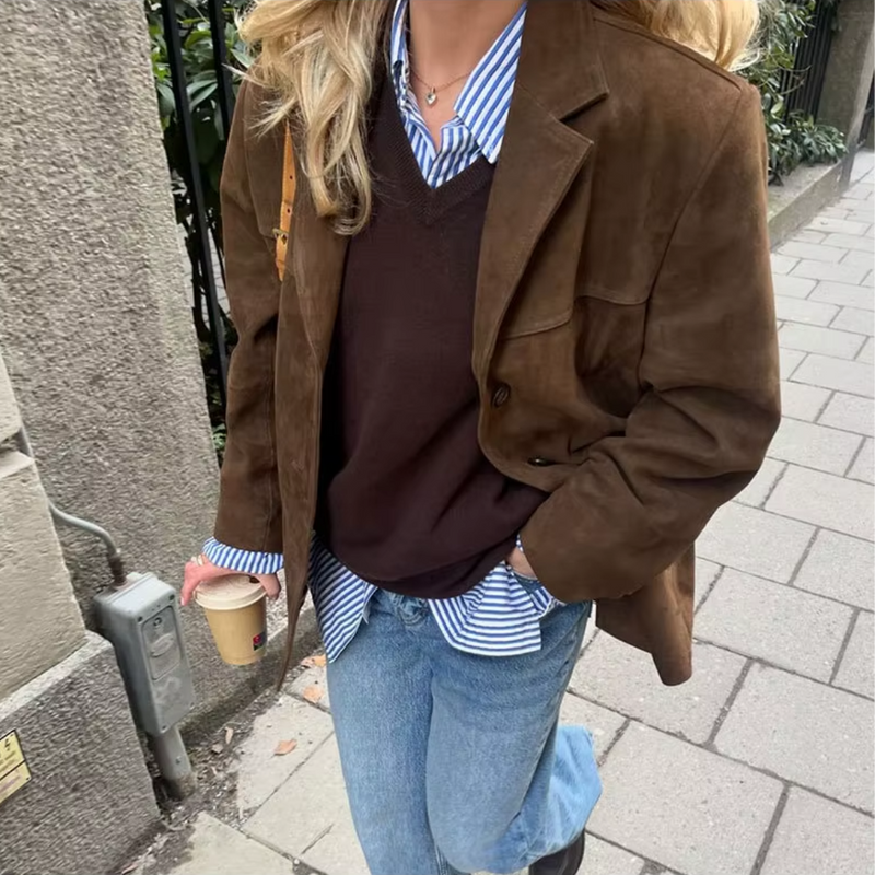Blazer Camurça Elegance