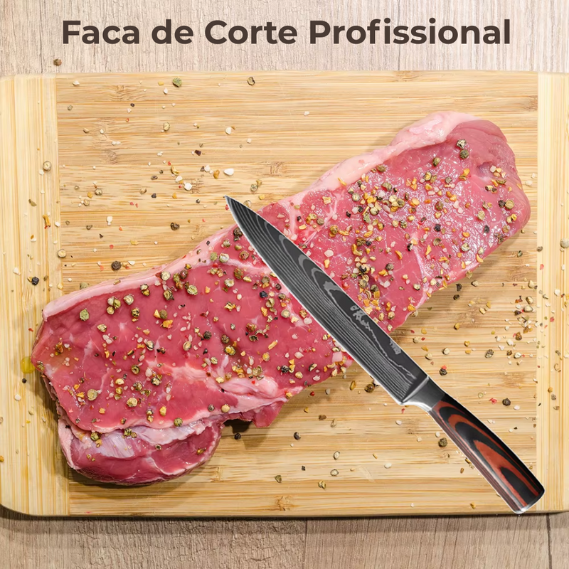 Conjunto de Facas Profissional - 8 peças