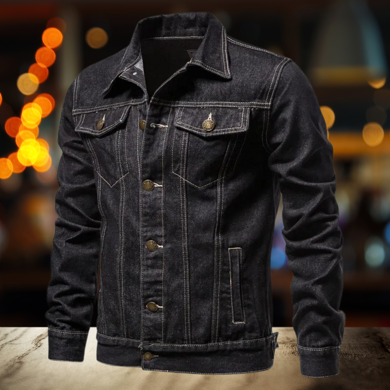 Jaqueta Jeans Masculina - Design Europeu - OFERTA ESPECIAL!