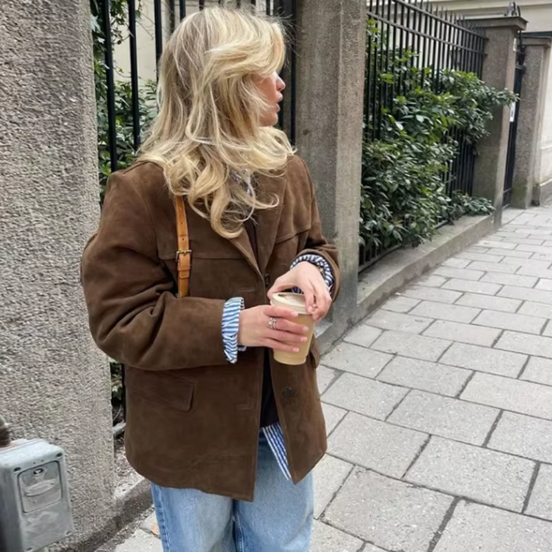 Blazer Camurça Elegance