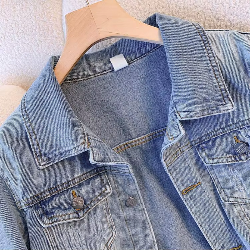 Jaqueta Jeans Feminina Clássica