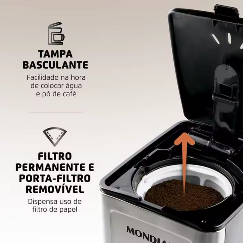 Cafeteira Inteligente Mondial Dolce Arome Digital