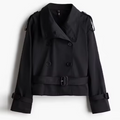 Casaco Trench Coat Elegante