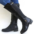 Bota de Couro Feminina Cano Alto