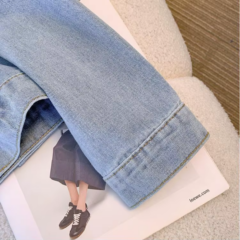 Jaqueta Jeans Feminina Clássica