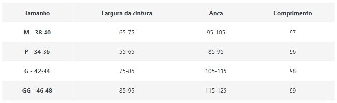 Calça de Bengaline Modeladora c/ Cinto