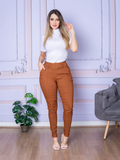 Calça de Bengaline Modeladora c/ Cinto