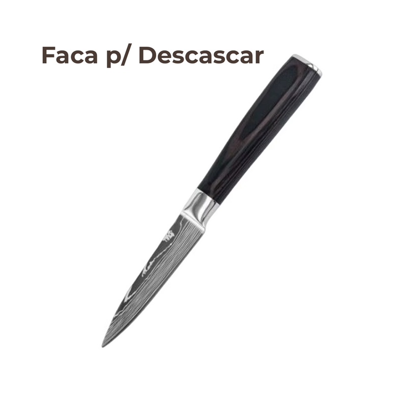 Conjunto de Facas Profissional - 8 peças