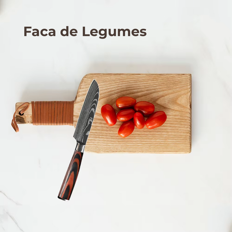 Conjunto de Facas Profissional - 8 peças