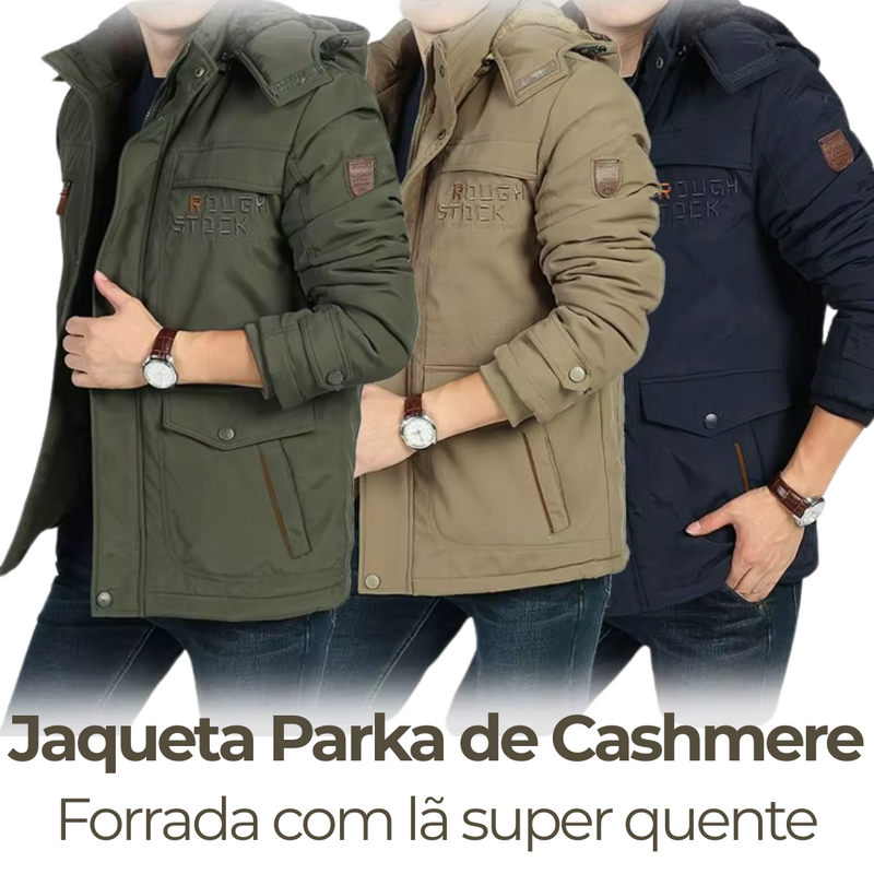 Jaqueta Parka de Cashmere